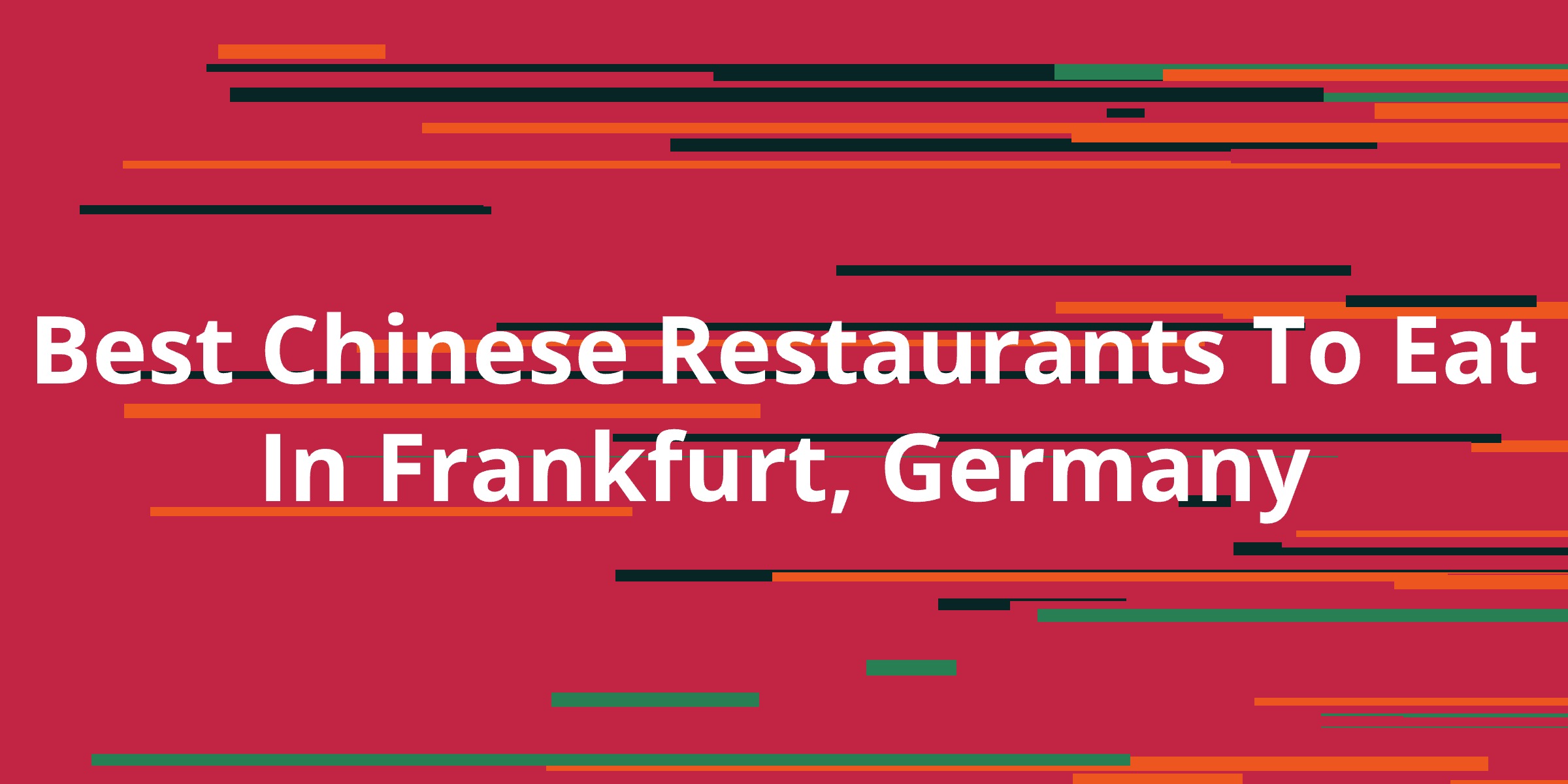 China Restaurant Frankfurt All You Can Eat